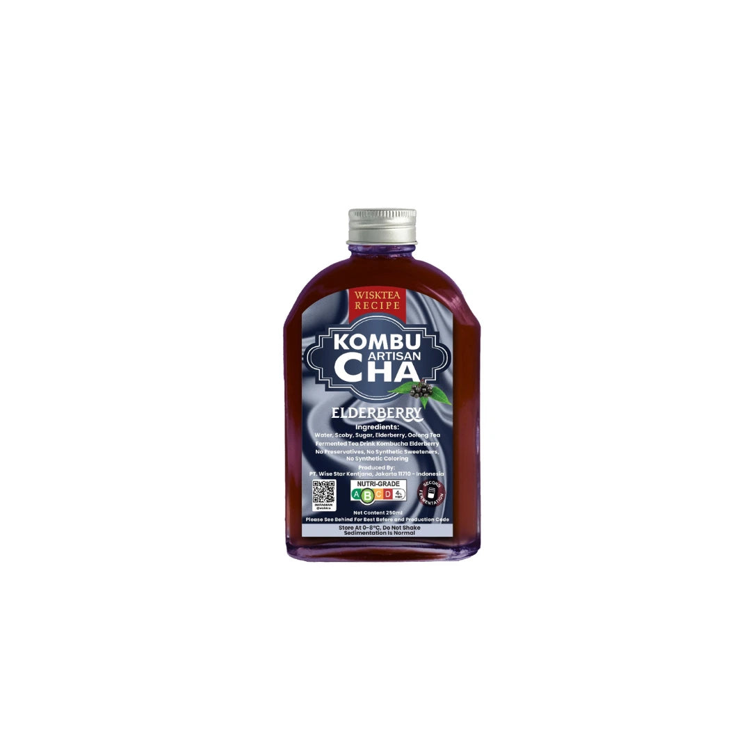 Elderberry Oolong Kombucha